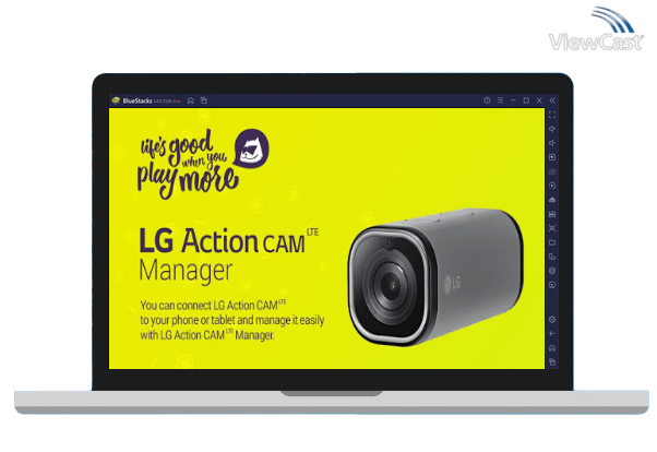 Run LG Action CAM LTE Manager on PC