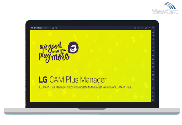 Run LG CAM Plus Manager on PC Run LG CAM Plus Manager on PC