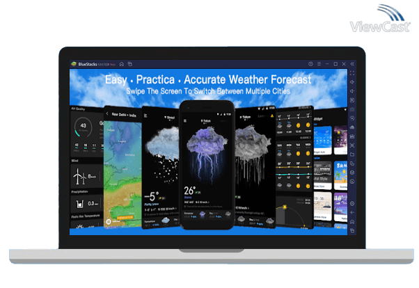 Run Live Weather & Accurate Weather Radar - WeaSce on PC