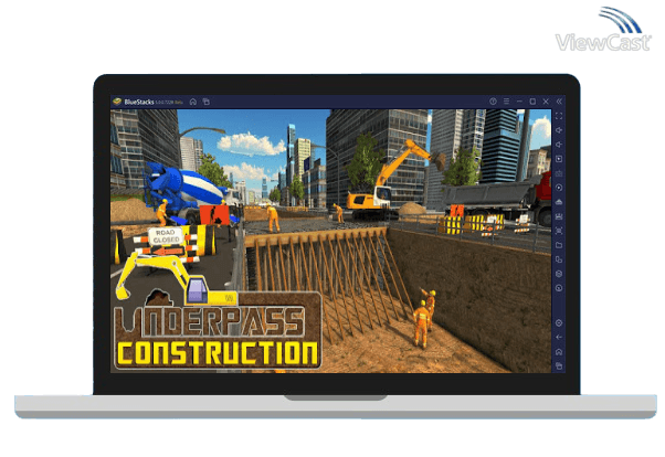 Run Mega City Underpass Construction: Bridge Building on PC