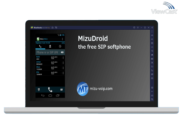 Run MizuDroid SIP VOIP Softphone on PC