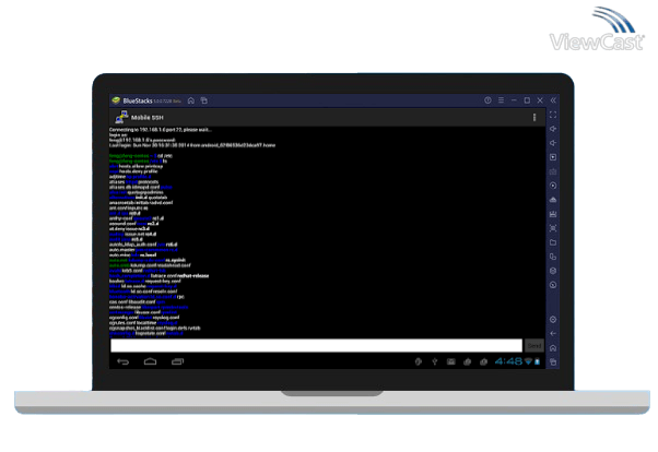 Run Mobile SSH (Secure Shell) on PC