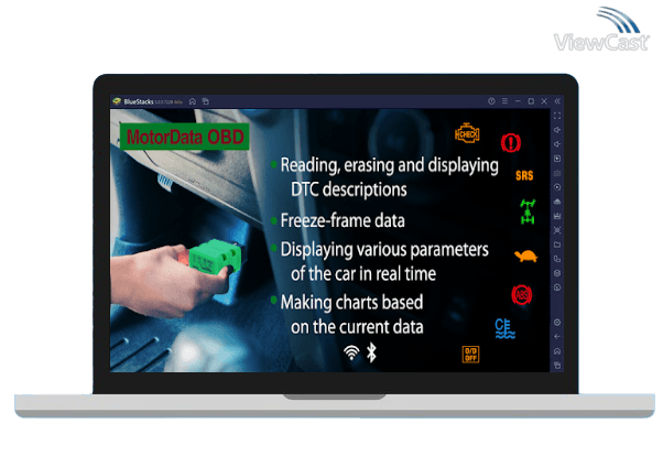 Run MotorData OBD Car Diagnostics. ELM OBD2 scanner on PC