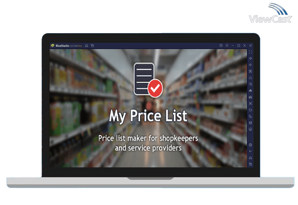 Run My Price List - Simple and Easy Price List Maker on PC