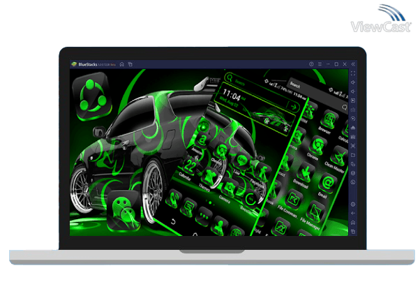 Run Neon Green Car Launcher Theme on PC Run Neon Green Car Launcher Theme on PC