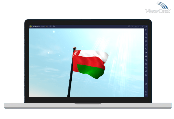 Run Oman Flag 3D Free Wallpaper on PC
