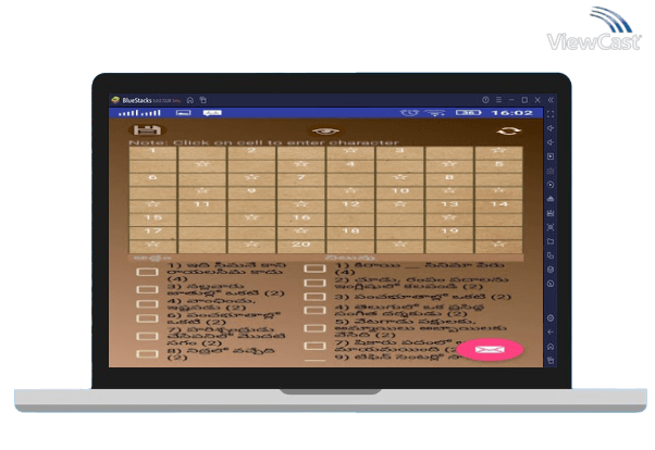 Run Pada vinodam Telugu Crossword on PC