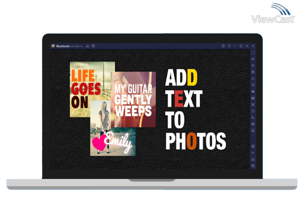 Run Phonto - Text on Photos on PC
