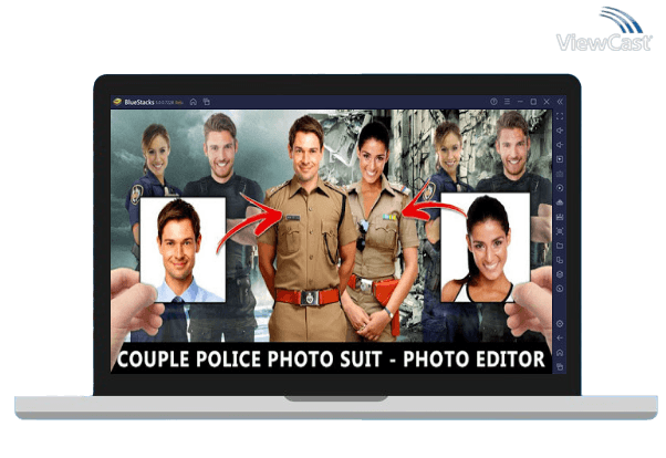 Run Police Couple Photo Suit on PC