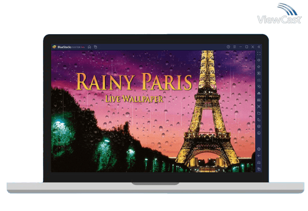 Run Rainy Paris Live Wallpaper on PC