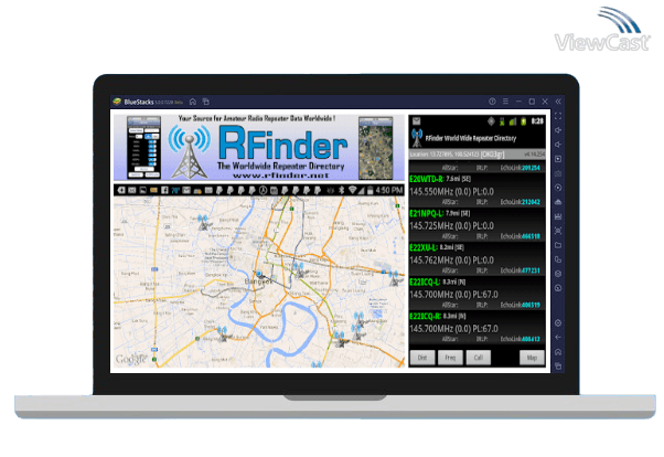 Run RFinder WW Repeater Directory on PC