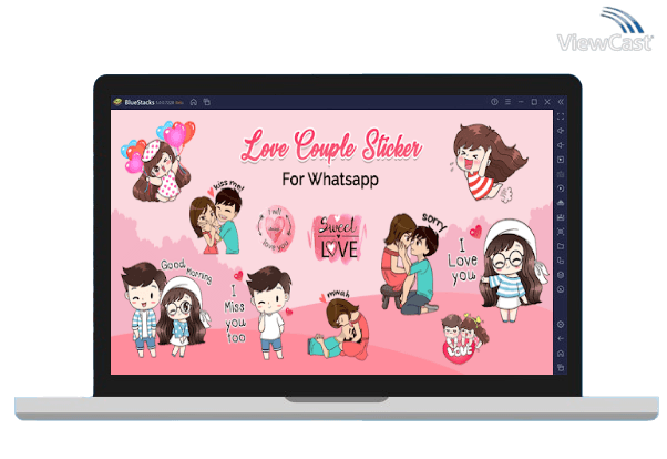 Run Romantic Couple Stickers - WhatsApp WAStickerApps on PC