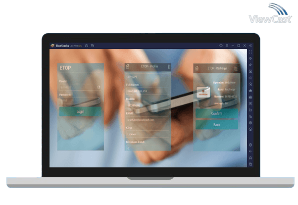 Run Saral ETop Recharge on PC