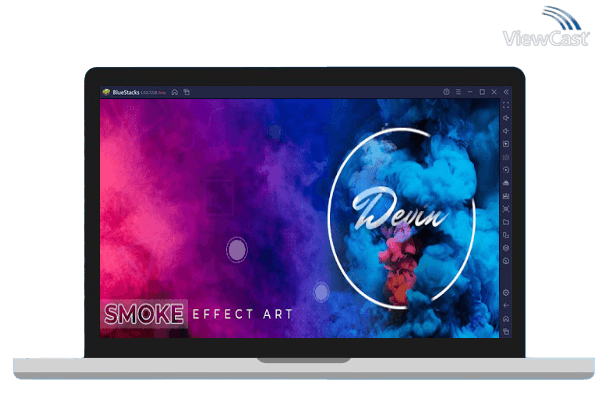 Run Smoke Effect - Focus N Filter, Text Art Editor on PC