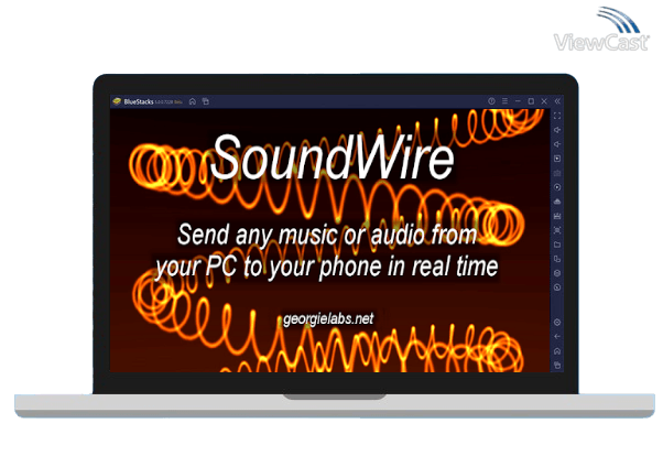 Run SoundWire (free) on PC