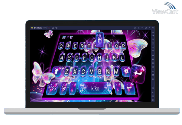 Run Sparkle Neon Butterfly Keyboard Theme on PC
