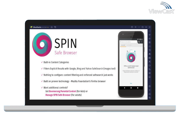 Run SPIN Safe Browser on PC