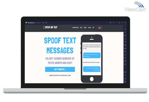 Run Spoof Text Message on PC