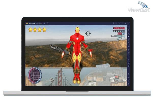 Run Super Iron Rope Hero - Fighting Gangstar Crime on PC