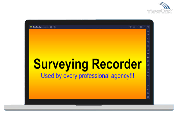 Run Surveying Recorder on PC