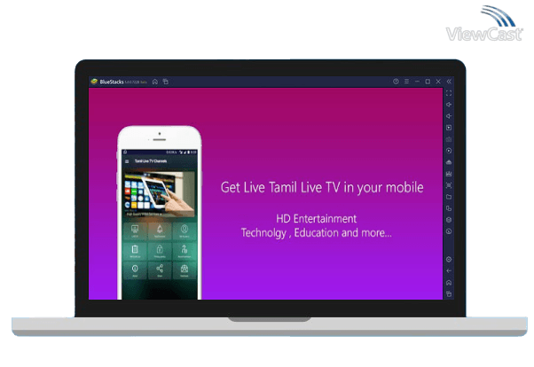 Run Tamil Live TV Channels on PC