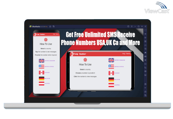 Run Temp Number - Free Virtual Phone Numbers on PC
