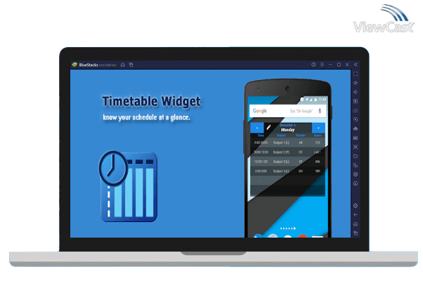 Run Timetable Widget on PC Run Timetable Widget on PC