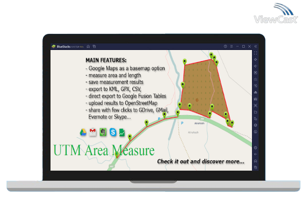 Run UTM Area Measure on PC Run UTM Area Measure on PC