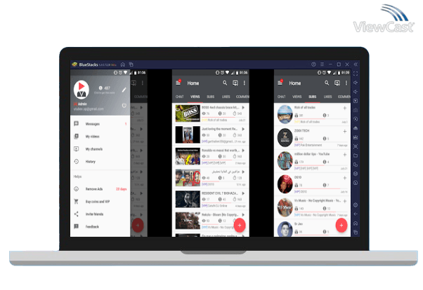 Run uTubeX - Views, subs, likes and comments exchange on PC