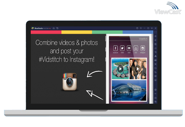 Run Vidstitch Free - Video Collage on PC