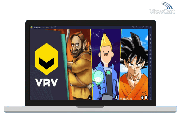 Run VRV: Anime, game videos & more on PC
