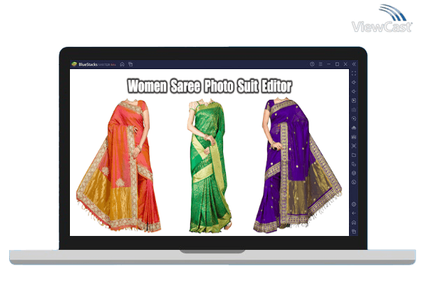 Run Women Saree Photo Suit Editor on PC