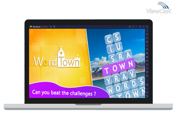 Run Word Town: Search, find & crush in crossword games on PC