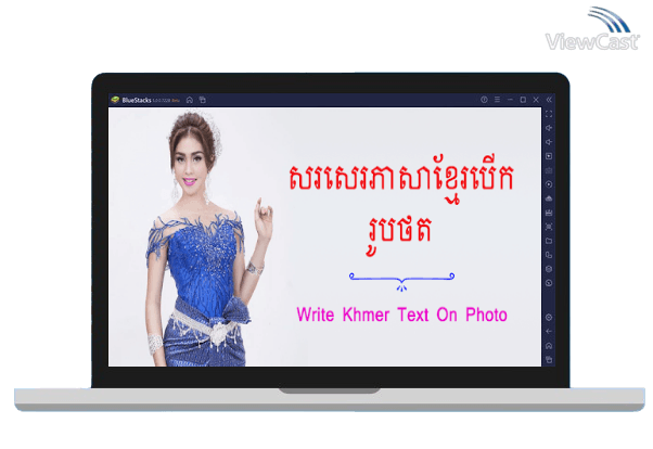Run Write Khmer Text On Photo on PC
