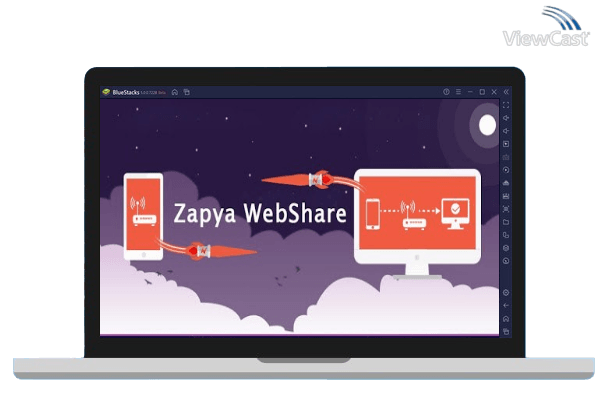 Run Zapya WebShare - File Sharing in Web Browser on PC