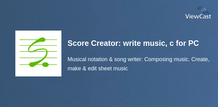 Score Creator: write music, compose sheet music. for PC screenshot