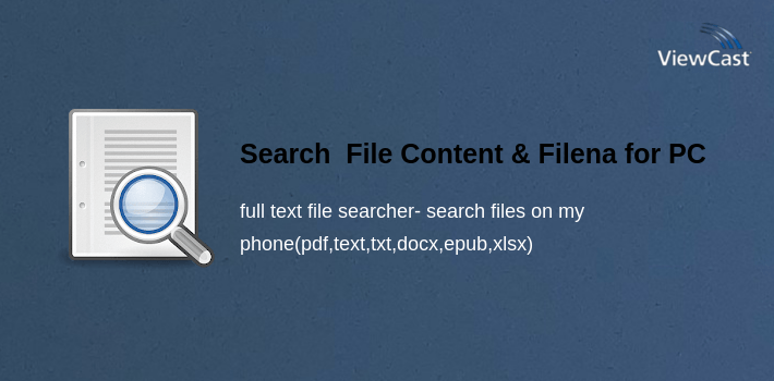 Search  File Content & Filename(DocSearch) for PC screenshot
