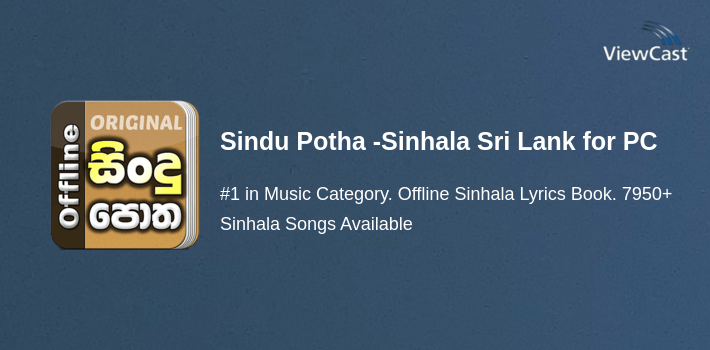 Sindu Potha -Sinhala Sri Lanka Songs Lyrics book for PC screenshot