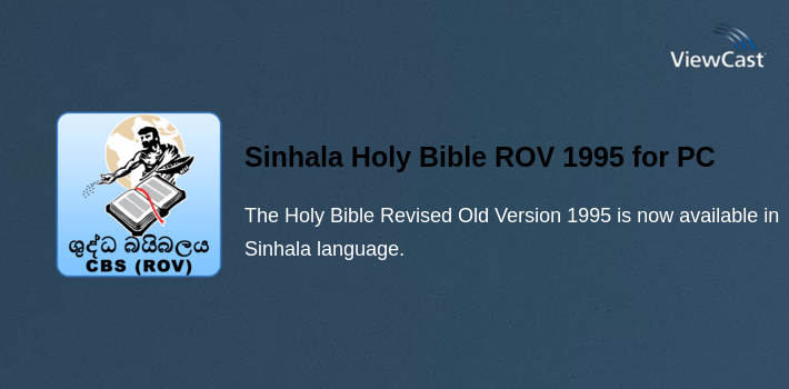 Sinhala Holy Bible ROV 1995 for PC screenshot