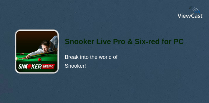 Snooker Live Pro & Six-red for PC screenshot