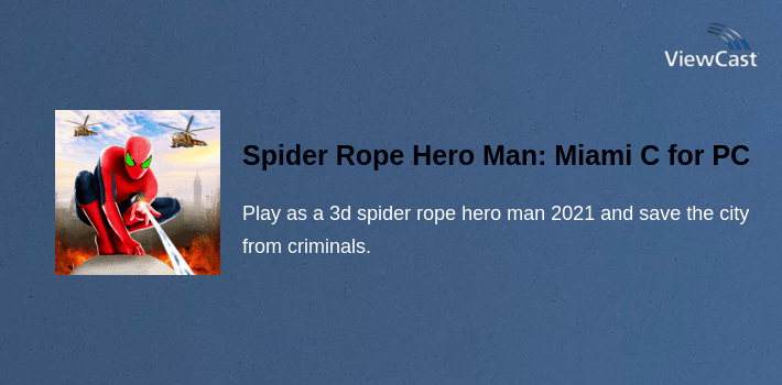 Spider Rope Hero Man: Miami City Gangster 2021 for PC screenshot