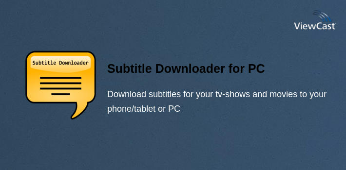 Subtitle Downloader for PC screenshot