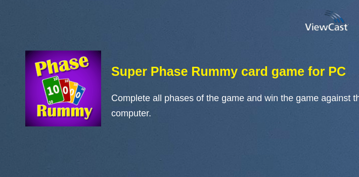 Super Phase Rummy card game for PC screenshot