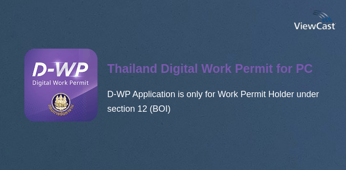 Thailand Digital Work Permit for PC screenshot
