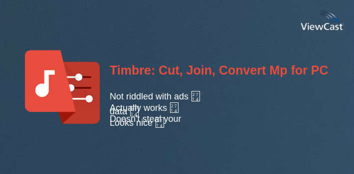 Timbre: Cut, Join, Convert Mp3 Audio & Mp4 Video for PC screenshot