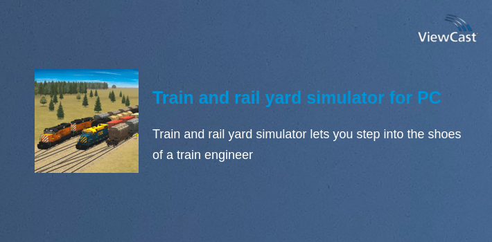 Train and rail yard simulator for PC screenshot