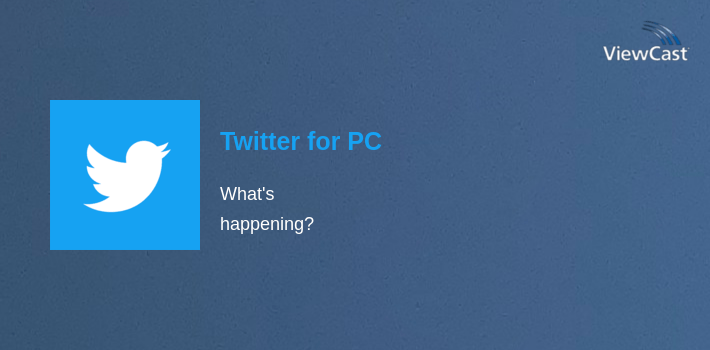 Twitter for PC screenshot