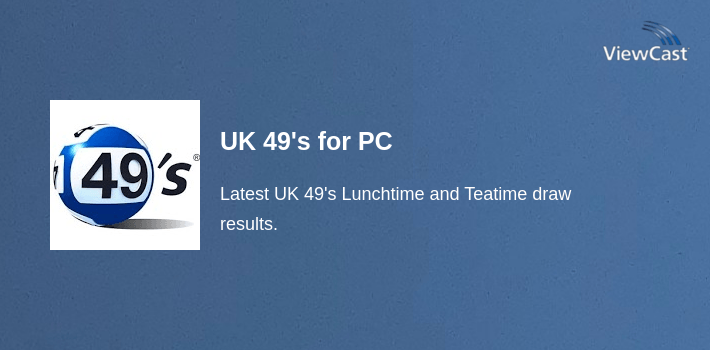 UK 49's for PC screenshot