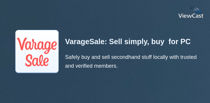 VarageSale: Sell simply, buy safely. for PC screenshot