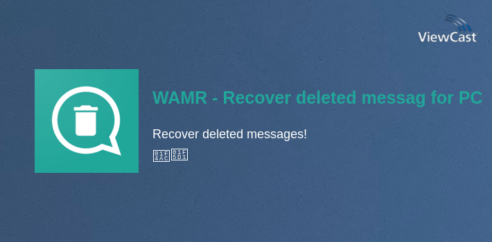 WAMR - Recover deleted messages & status download for PC screenshot